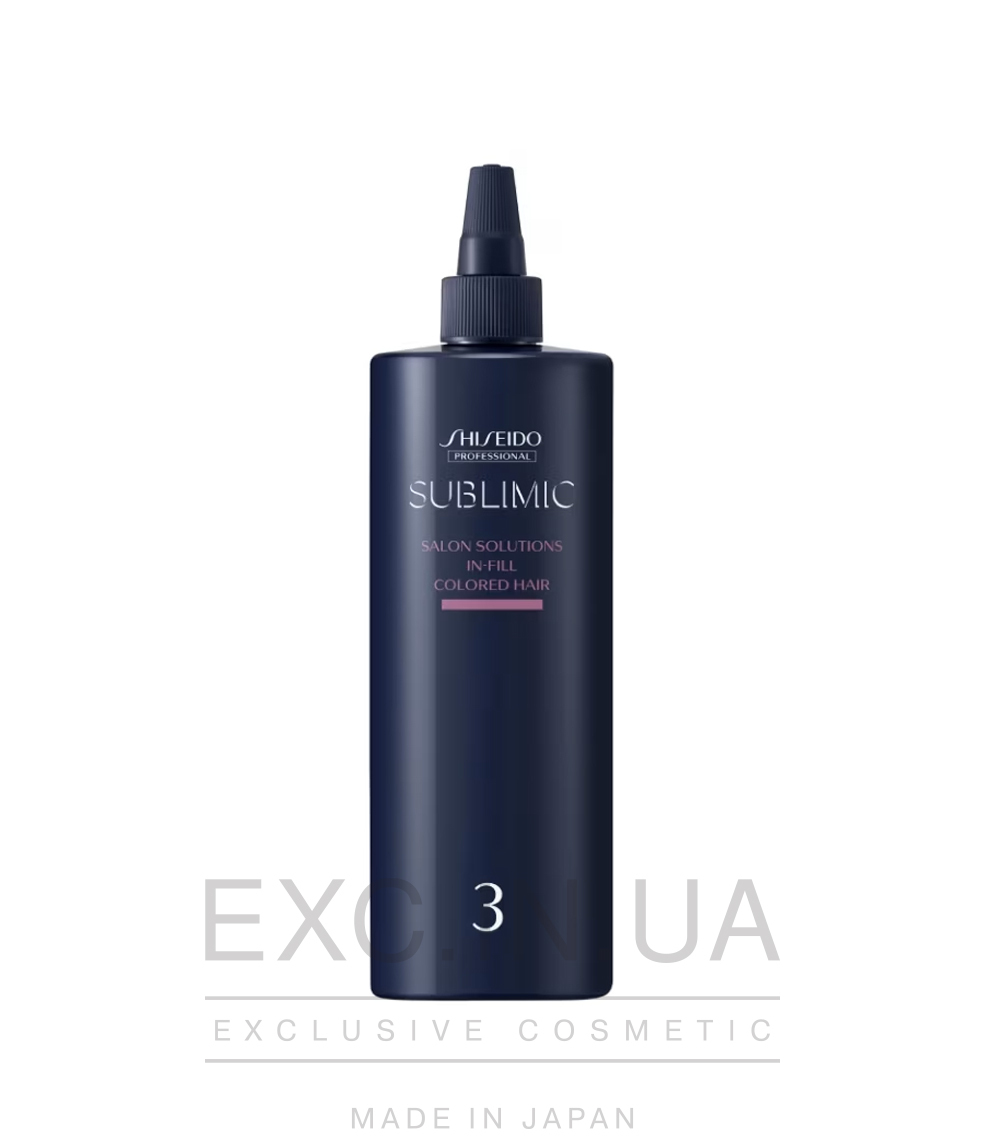  Shiseido Sublimic Salon Solutions IN-FILL (Colored hair) - 3-й компонент салонной процедуры Shiseido. Восстанавливающий спрей