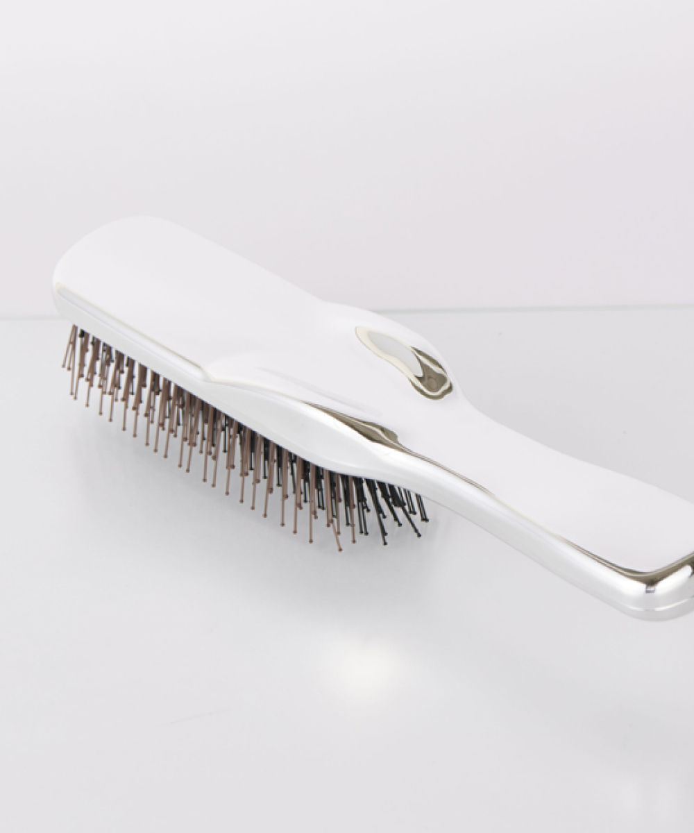 S-HEART-S Scalp Brush Long Silver - 