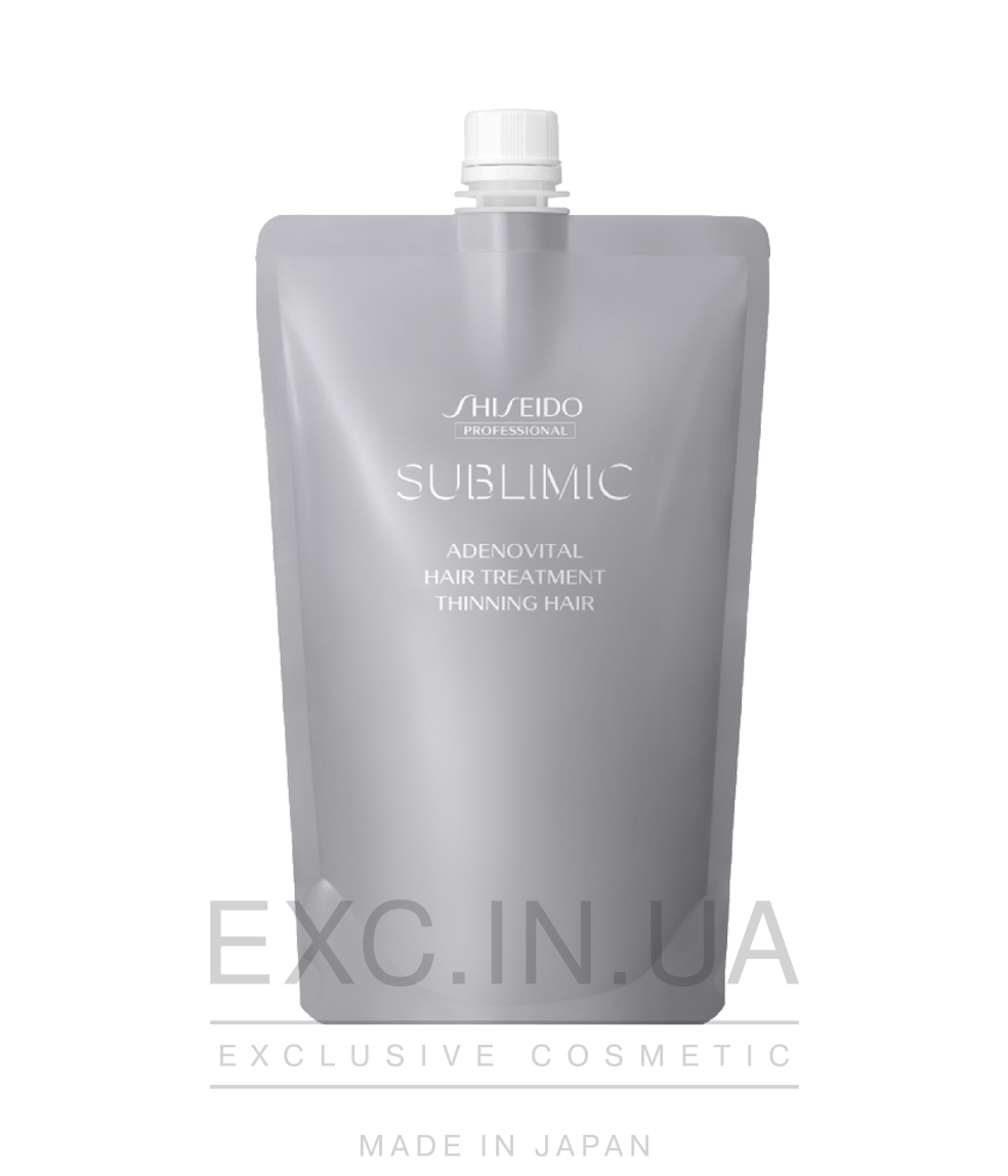 Shiseido Sublimic Adenovital Hair Treatment - Восстанавливающий бальзам-маска для тонких ослабленных волос