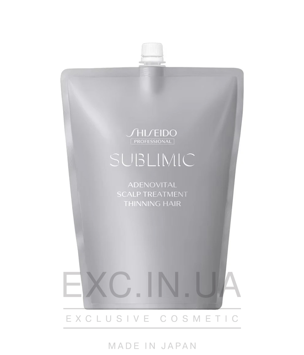 Shiseido Sublimic Adenovital Hair Treatment - Восстанавливающий бальзам-маска для тонких ослабленных волос