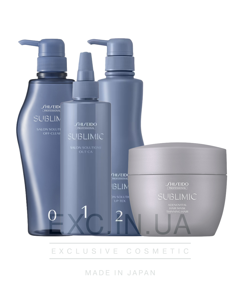 Shiseido Sublimic Hair Detox Program for Thinning Hair - SPA-процедура для детокса кожи головы и восстановления для тонких ослабленных волос (25 минут)