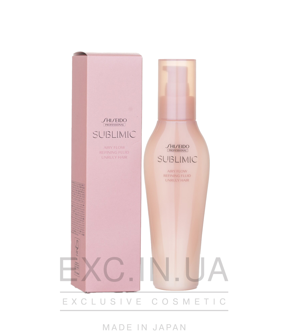 Shiseido Sublimic Airy Flow Refining Fluid (Unruly Hair) - Восстанавливающий флюид для непослушных волос