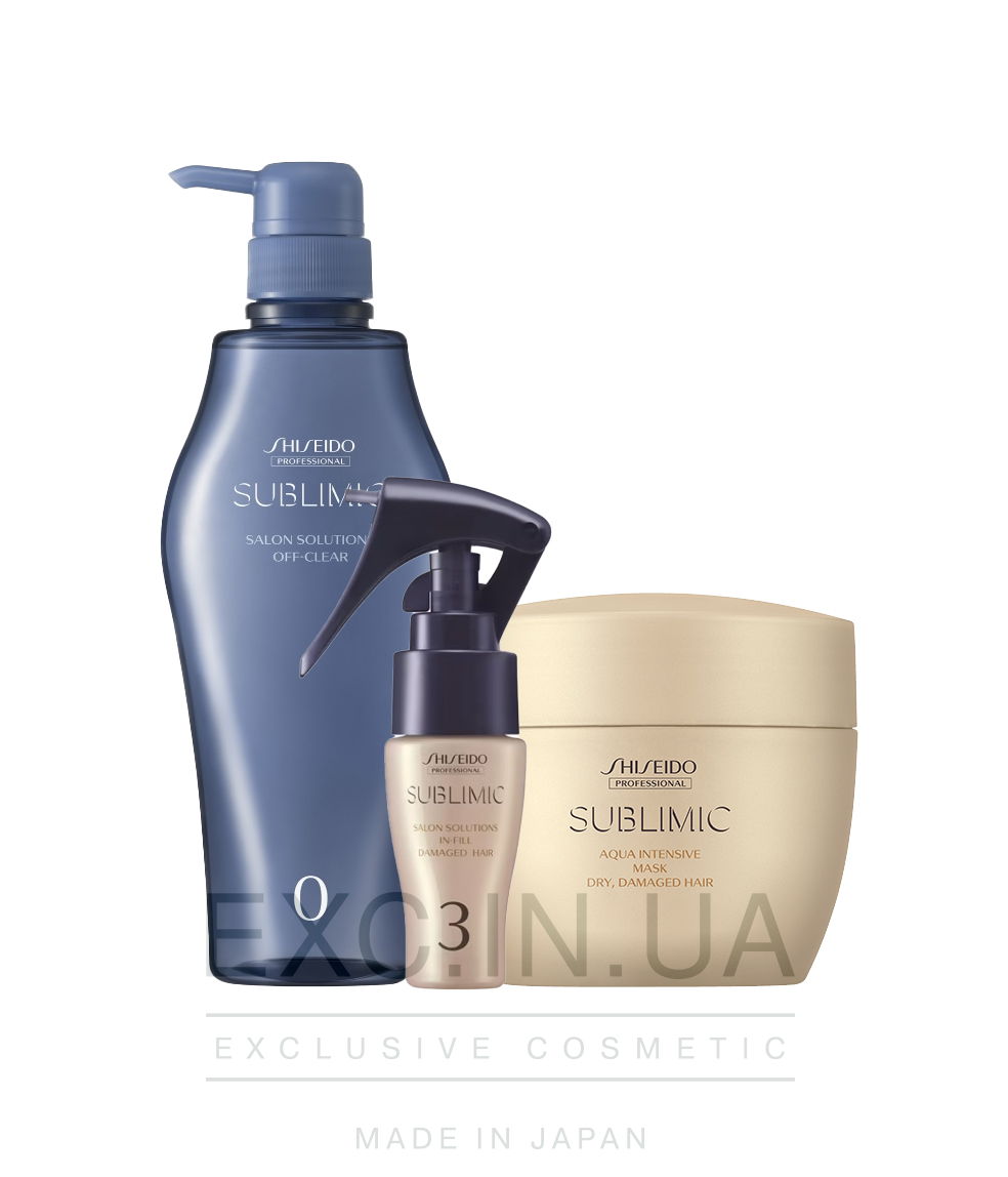 Shiseido Sublimic Hair Target Solution Program for Dry Damaged Hair - Восстанавливающая SPA-процедура для сухих поврежденных волос (15 минут)