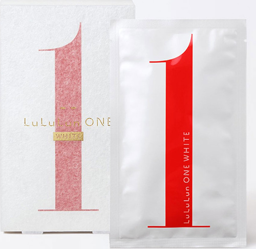 LuLuLun One White  -  Маска-эликсир для лица мгновенного действия с выравниванием тона