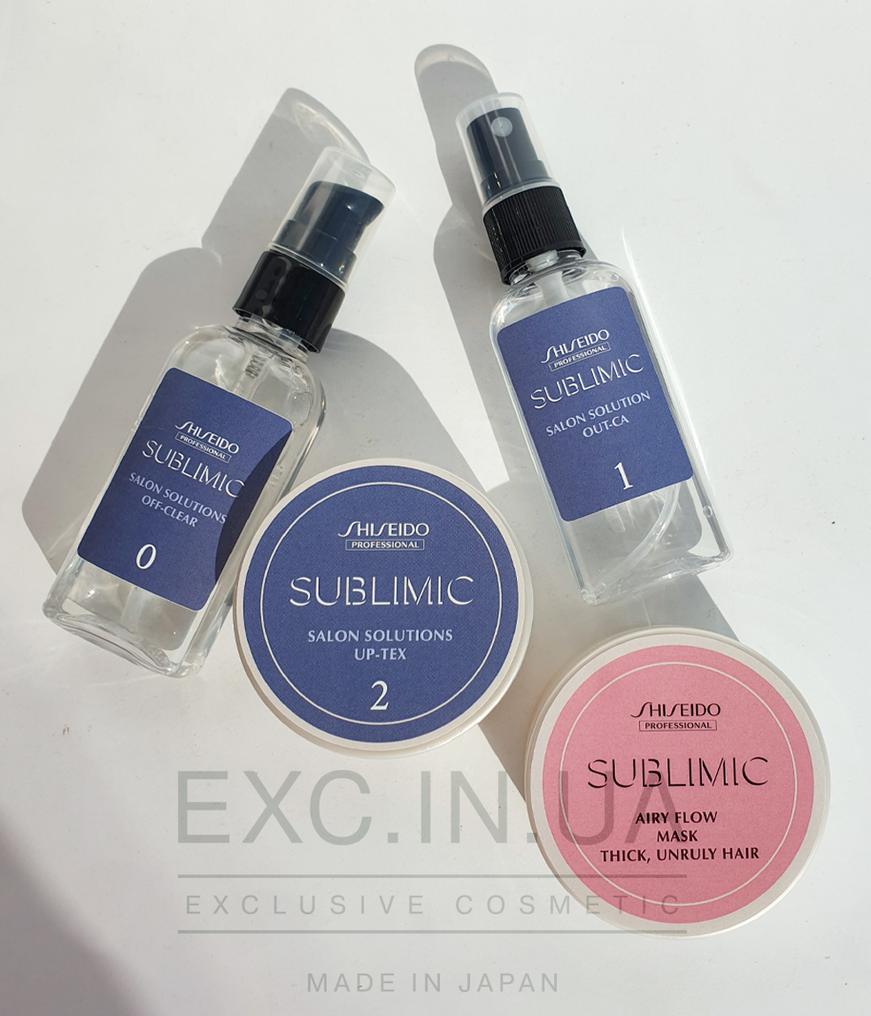 Shiseido Sublimic Hair Detox Program for Thick Unruly Hair - SPA-процедура для детокса кожи головы и восстановления для жестких непослушных волос (25 минут)