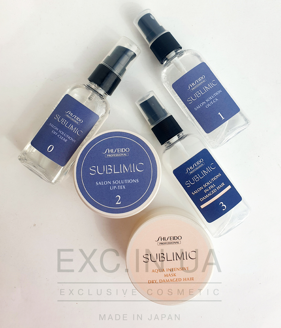 Shiseido Sublimic Intensive Hair Repair Program for Dry Damaged Hair - Восстанавливающая SPA-процедура для сухих поврежденных волос (30 минут)