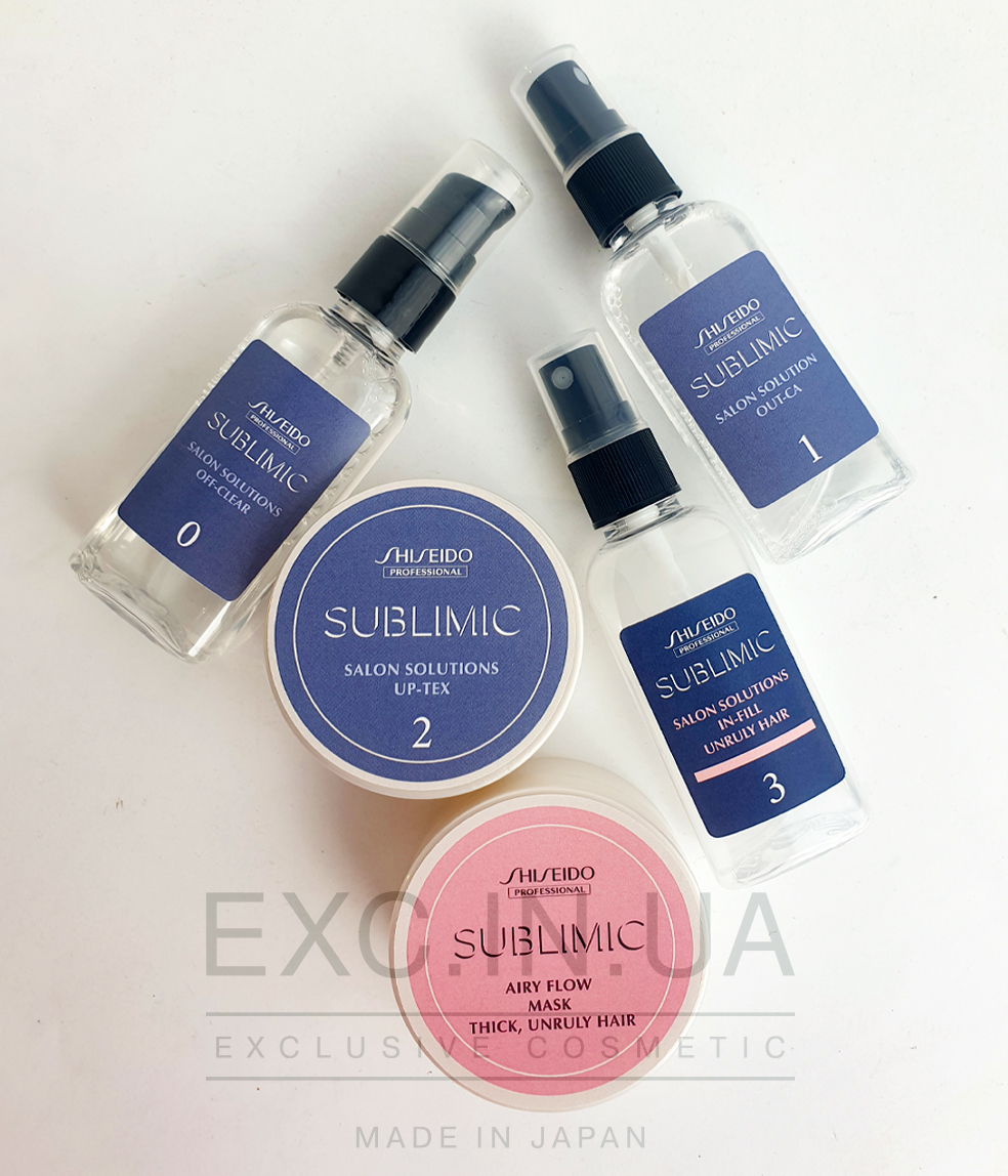 Shiseido Sublimic Intensive Hair Repair Program for Thick Unruly Hair - Восстанавливающая SPA-процедура для жестких непослушных волос (30 минут)