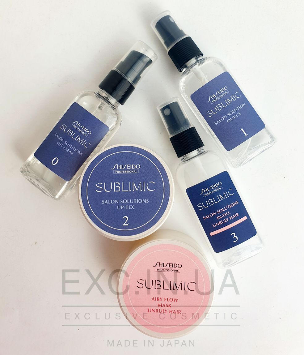 Shiseido Sublimic Intensive Hair Repair Program for Unruly Hair - Восстанавливающая SPA-процедура для непослушных волос (30 минут)