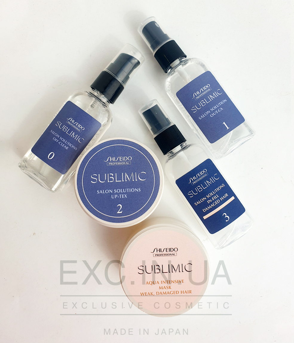 Shiseido Sublimic Intensive Hair Repair Program for Weak Damaged Hair - Восстанавливающая SPA-процедура для ослабленных и поврежденных волос (30 минут)