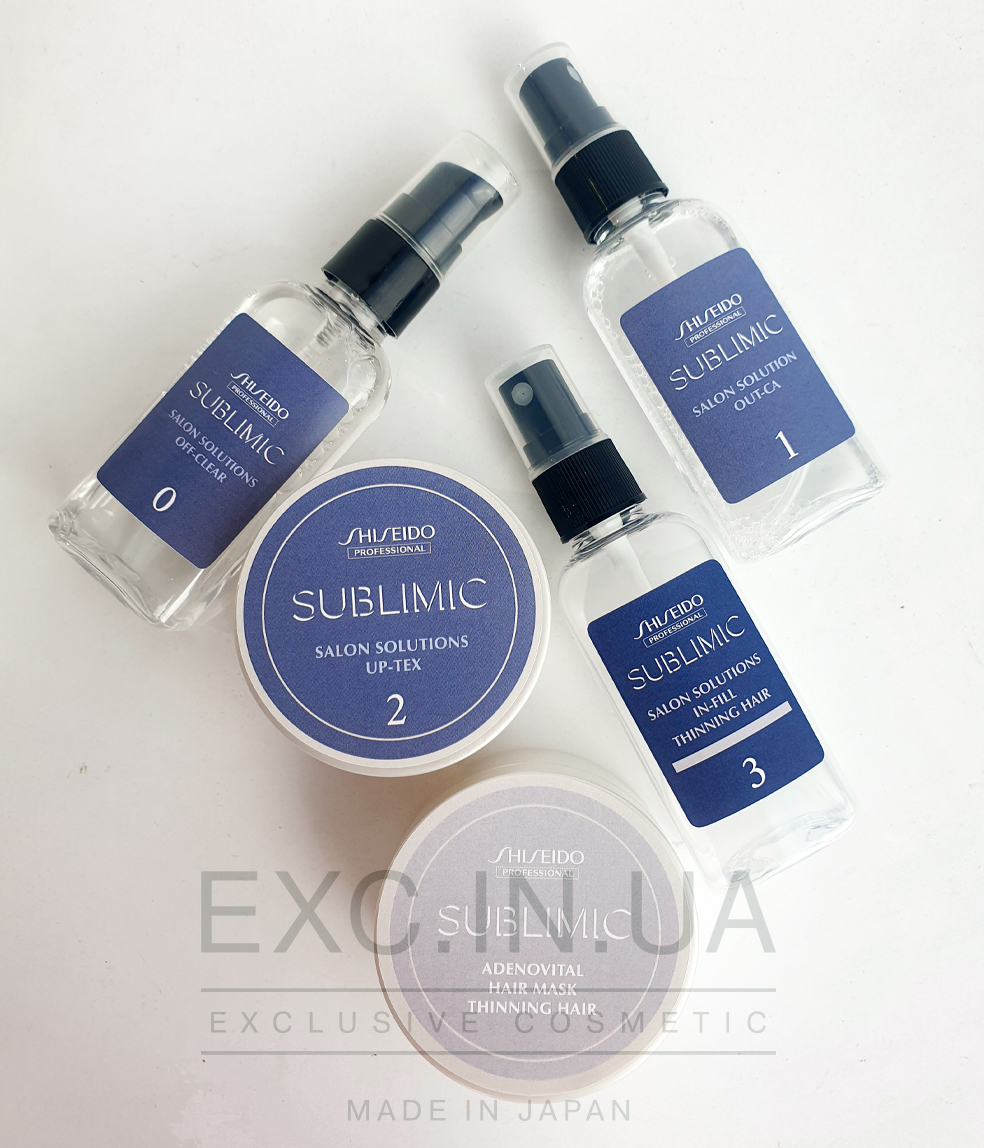 Shiseido Sublimic Intensive Hair Repair Program for Thinning Hair - Восстанавливающая SPA-процедура для тонких ослабленных волос (30 минут)