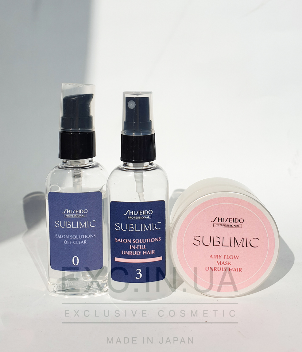 Shiseido Sublimic Hair Target Solution Program for Unruly Hair - Восстанавливающая SPA-процедура для непослушных волос (15 минут)